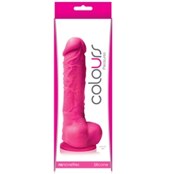 Colours - 5 Inch Pink Dildo Realistic Dildo, Silicone Dildo, Suction Cup Dildo