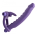 Double Delight Dual Penetration Vibrating Rabbit Cock Ring - AD625