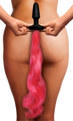 Hot Pink Pony Tail Anal Plug Butt Plugs, Tails, Anal Plug, Anal Toys