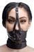 Leather Neck Corset Harness with Stuffer Gag - AE761