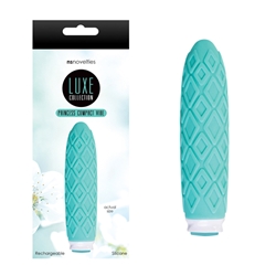Luxe Compact Rechargable Vibe Princess Turquoise Vibrating Sex Toys, Silicone Vibrators, Discreet Vibrators, Compact Vibrators