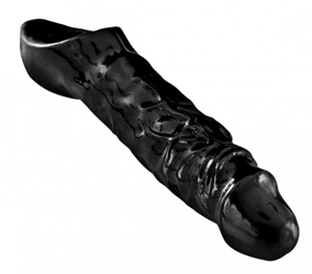 Mamba Cock Sheath Packaged - Black Enlargement Gear, Penis Extenders and Sheaths, Hallow Strap-On