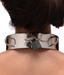 Stainless Steel Locking Bondage Collar- 4.5 Inch - AF527-4