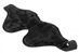 Strict Leather Black Fleece Lined Blindfold - ST421