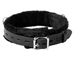 Strict Leather Narrow Fur Lined Locking Collar - SV513