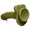Swamp Monster Green Scaly Silicone Dildo - AH055