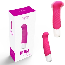 VeDO Inu Mini Vibe Hot In Bed Pink Vibrating Sex Toys, Silicone Vibrators, G-Spot Vibrators, Waterproof Sex Toys
