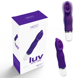 VeDO Luv Mini Vibe Into You Indigo Vibrating Sex Toys, Silicone Vibrators, Mini Vibrators
