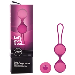 KEY by JOPEN Mini Stella II - Raspberry Pink Medical Gear, Benwa Balls, Kegel Balls