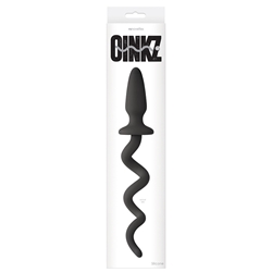 Oinkz! Butt Plug Pig Tail End Black Butt Plugs, Anal Toys, Silicone Anal Toys, Tail