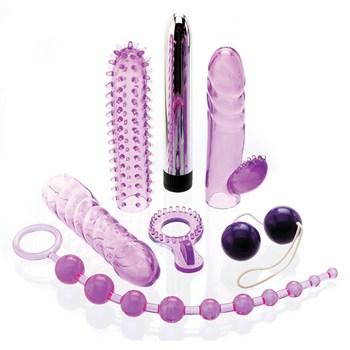 A&E The Complete Lovers Kit Purple Vibrating Sex Kits, Lovers Kit, Anal Beads, Vibrator Sleeves