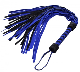 Black and Blue Suede Flogger Impact, Floggers