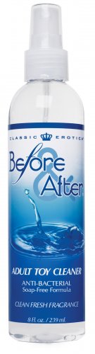Before and After Anti-Bacterial Adult Toy Cleaner 8 fl oz Sex Toy Parties, Toy Cleaner
