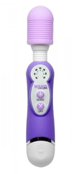 Wand Essentials 7 Function Wand - Purple Vibrating Sex Toys, Personal Massage, Small Wand Massagers and Attachments