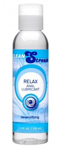 CleanStream Relax Desensitizing Anal Lube 4 oz Personal Lubricants, Anal Lube, Numbing Supplements and Sprays