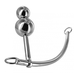 DuoSphere Anal Plug and Bondage Hook Anal Toys, Bondage Gear, Metal Anal Toys, Butt Plugs