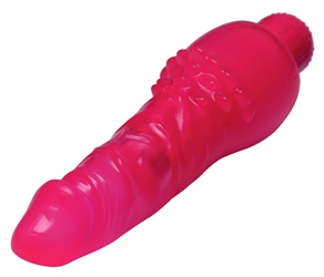 Pink Vibrating 6.75 inch Jelly Dong Dildos, Vibrating Sex Toys, Anal Vibrators, Realistic Vibrators, Vibrating Anal Toys, Vibrating Dildos, Waterproof Dildos