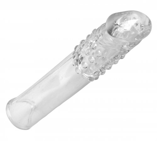 Thick Stick Clear Textured Penis Extender Enlargement Gear, Penis Extenders and Sheaths