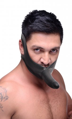 Face Fuk Strap On Mouth Gag Mouth Gags, Strap-Ons and Harnesses, Realistic Dildos, Thigh and Head Strap-On