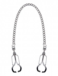 Nipple Clamps with Removable Chain Nipple Toys, Nipple Clamps and Tweezers