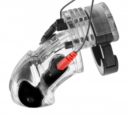 Electro Lockdown Estim Male Chastity Cage Chastity, Electrosex Gear, Chastity for Him, Non-Metal Chastity Devices