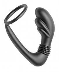 Cobra Silicone P-Spot Massager and Cock Ring Anal Toys, Cock Rings, Prostate Stimulators, Silicone Anal Toys, Silicone Toys, Penetrating Cock Rings