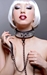 Platinum Bound Chained Collar with Leash - AE491