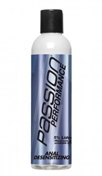 Passion Performance Anal Desensitizing Lube- 8.25 oz Personal Lubricants, Anal Lube, Water Based Lube, Numbing Supplements and Sprays