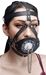 Plug Your Hole Open Mouth Leather Head Harness - AE762