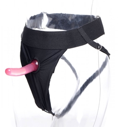 Avalon Jock Strap On with Slim Pink Dildo - Kit Dildos, Strap-Ons and Harnesses