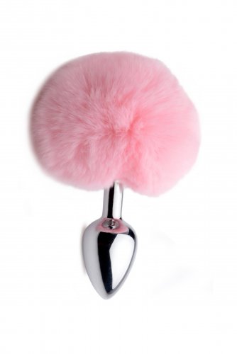 Fluffy Bunny Tail Anal Plug Anal Toys, Metal Anal Toys, Butt Plugs