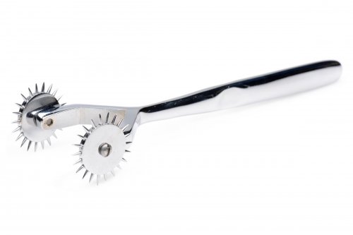 Twin Sensation Wartenberg Pin Wheel Bondage Gear, Medical Gear
