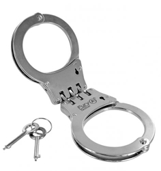 Professional Police Hinged Handcuffs Handcuffs and Steel, Ankle and Wrist Restraints