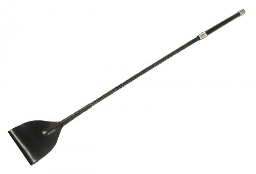 Mare Black Leather Riding Crop Impact, Canes and Rods