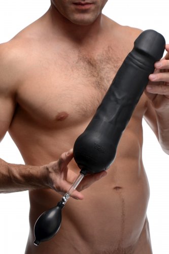 Tom of Finland Toms Inflatable Silicone Dildo Dildos, Huge Insertables, Huge Dildos, Huge Anal Toys, Inflatable Dildos, Realistic Dildos, Silicone Anal Toys, XR Brands, Tom of Finland