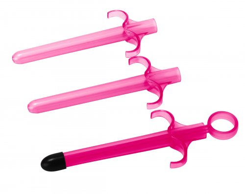 Lubricant Launcher 3 Pack - Pink Sex Toy Parties, Lube Applicators