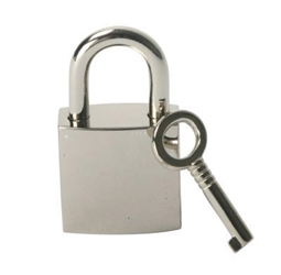 Chrome Lock Bondage Gear, Locks and Hardware