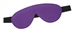 Blindfold Padded Leather - Purple and Black - SL213