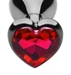 Crimson Tied Scarlet Heart Jewel Anal Plug - AE392