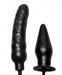 Deuce Double Penetration Inflatable Dildo and Anal Plug - AD850