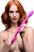 Double Thump 7x Rechargeable Silicone Double Dildo - AF670