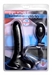 Inflatable Suction Cup Dildo - Black - AB259-Black