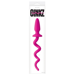 Oinkz! Butt Plug Pig Tail End Pink Butt Plugs, Anal Toys, Silicone Anal Toys, Tail
