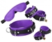 Purple Premium Leather Bondage Essentials Kit - AE308
