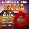 Rise of the Dragon Silicone Cock Ring - AH296