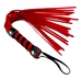 Short Suede Flogger - Red - AD265-Red