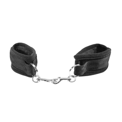 Sex & Mischief Beginners Handcuffs (Black) Bondage Gear, Wrist and Ankle Restraints