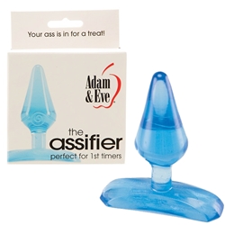 A&E The Assifier Clear Blue Anal Toys, Butt Plugs, Anal Plugs