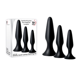 A&E Booty Boot Camp Training Kit Anal Toys, Silicone Anal Toys, Training Anal Kit
