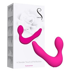 Swan Eternal Vibrating Sex Toys, Silicone Vibrators, G-Spot Vibrators, Waterproof Sex Toys, Strapless Harness
